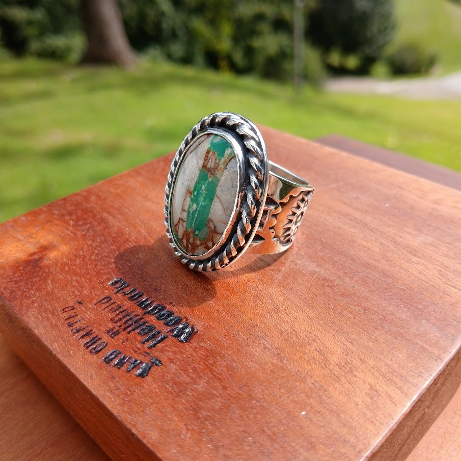 The Zia — Royston Turquoise Sterling Silver Ring